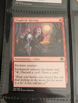 Prophetic Ravings 139 MTG NM Eldritch Moon (G) - Image 1