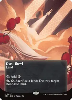 MTG English Dust Bowl (0057) (Borderless) NM Normal Stellar Sights - Image 1