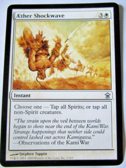 MTG Aether Shockwave Saviors Of Kamigawa Light Play!! - Image 1