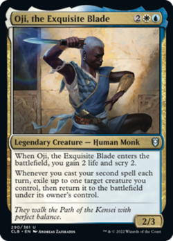 1x Oji, the Exquisite Blade MTG Commander Legends: Battle for Baldur's Gate NM M - Image 1