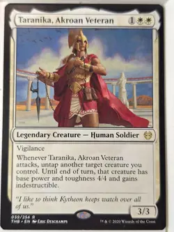 Taranika, Akroan Veteran - Theros: Beyond Death - Magic the Gathering MTG Nice! - Image 1