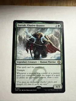 Magic the Gathering Surrak, Elusive Hunter Tarkir: Dragonstorm MTG Free Shipping - Image 1