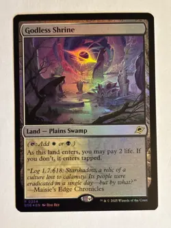 Godless Shrine (FOIL) Edge of Eternities - MTG - Image 1