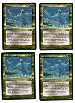 MTG 4x (LP) KJELDORAN FROSTBEAST Ice Age Magic the Gathering WOTC - Image 1
