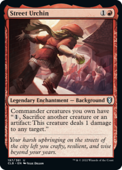 1x Street Urchin MTG Commander Legends: Battle for Baldur's Gate NM Magic Regula - Image 1