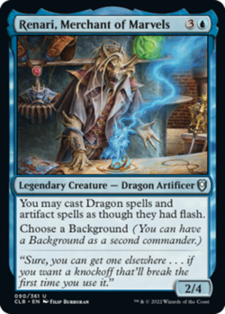 1x Renari, Merchant of Marvels MTG Commander Legends: Battle for Baldur's Gate N - Image 1