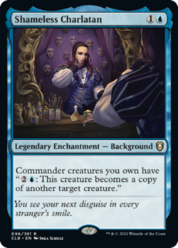 1x Shameless Charlatan MTG Commander Legends: Battle for Baldur's Gate NM Magic - Image 1