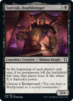 1x Sarevok, Deathbringer MTG Commander Legends: Battle for Baldur's Gate NM Magi - Image 1