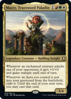 1x Mazzy, Truesword Paladin MTG Commander Legends: Battle for Baldur's Gate NM M - Image 1