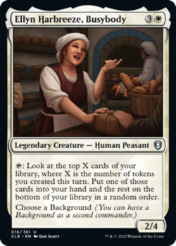 1x Ellyn Harbreeze, Busybody MTG Commander Legends: Battle for Baldur's Gate NM - Image 1