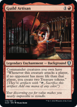1x Guild Artisan MTG Commander Legends: Battle for Baldur's Gate NM Magic Regula - Image 1