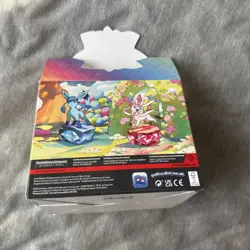 Pokemon Scarlet Violet Prismatic Evolutions Mini Tin EMPTY BOX DISPLAY - Image 3