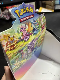 Pokemon Scarlet Violet Prismatic Evolutions Mini Tin EMPTY BOX DISPLAY - Image 3
