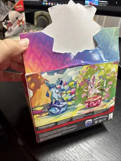 Pokemon Scarlet Violet Prismatic Evolutions Mini Tin EMPTY BOX DISPLAY - Image 5