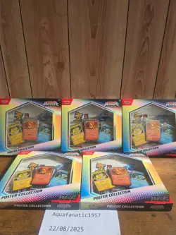 5x Pokemon Scarlet & Violet Prismatic Evolutions Poster Collection - SEALED - Image 1