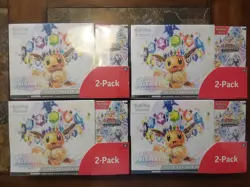 Pokemon Scarlet & Violet Prismatic Evolutions Elite Trainer Box 2-Pack (4) Boxes - Image 1