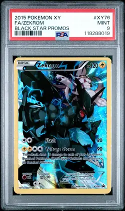2015 POKEMON XY BLACK STAR PROMO ZEKROM #XY76 PSA 9 MINT #118288019 - Image 1