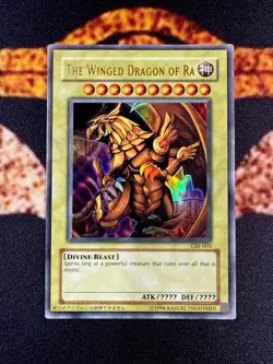 🔥YUGIOH • THE WINGED DRAGON OF RA • ULTRA RARE • GBI-003 • PROMO • VLP🔥 - Image 1