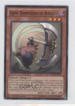 Djinn Demolisher of Rituals 1st Ed. YuGiOh Duelist Alliance #DUEA-EN037 - Image 1