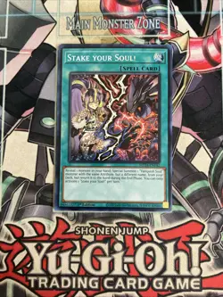Stake Your Soul! Prismatic Secret Rare MP24-En142 YugIoh Vanquish Soul - Image 1