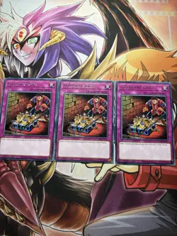 Yugioh! Playset 3x Tollkuhne Gier Rare - TAMA-DE057 1. Auflage - Deutsch - Image 1