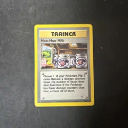 Pokemon Card Trainer Moo-Moo Milk 101/111 Neo Genesis D - Image 1
