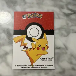 Cubone #104 - Cracked Ice Holo - Crystal Collection 2024 - Pokemon Card - Image 2