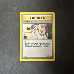 PROFESSOR ELM 96/111 - UNCOMMON - Neo Genesis - VINTAGE WOTC Pokemon Card - - Image 1