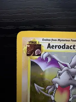 Pokemon TCG Aerodactyl Fossil Holo Rare Card 1/62 Unlimited MP - Image 4