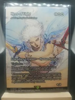 Hero of Light Adeline, Resplendent Cathar (Showcase) Final Fantasy III Magic MTG - Image 1