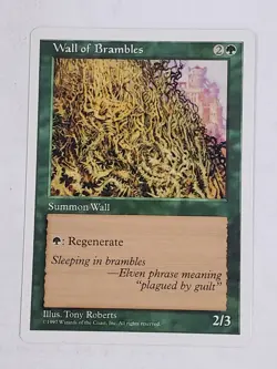 MTG Wall of Brambles (5th Edition/Green/U) - BGM - Image 1