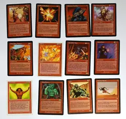 Magic the Gathering * MTG * 12 Rare Reds #5 * Various Editions * - Image 1