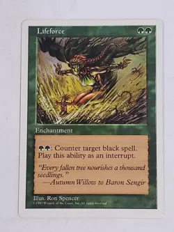MTG Lifeforce (5th Edition/Green/U) - BGM - Image 1