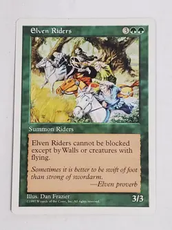 MTG Elven Riders (5th Edition/Green/U) - BGM - Image 1