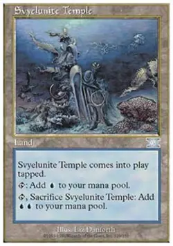 Svyelunite Temple - Medium Play MTG Classic 6th Edition - Image 1