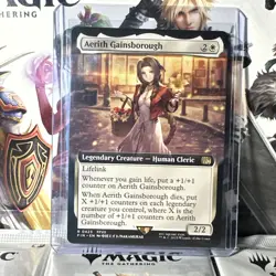 Aerith Gainsborough - #423 - Rare - Extended Art - MTG: Final Fantasy - FIN - Image 1