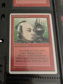 Eternal Warrior - 4th Edition Core Set - Magic the Gathering MTG Nice! (G) - Image 1