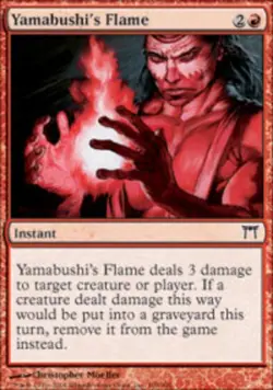 Yamabushi's Flame - Champions of Kamigawa #198/306 MTG Magic The Gathering - Image 1