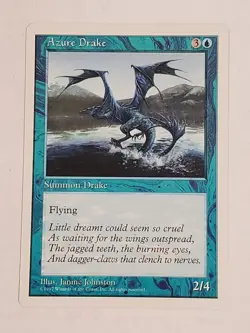 MTG Azure Drake (5th Edition/Blue/U) - BGM - Image 1