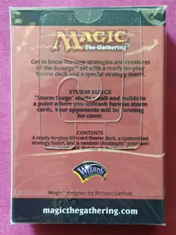 Magic The Gathering SCOURGE STORM SURGE New Sealed Preconstructed Theme Deck MTG - Image 2