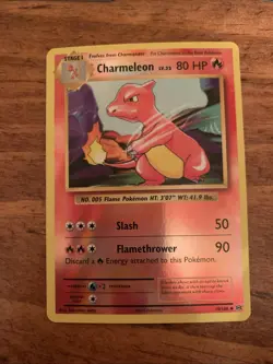 Pokemon TCG: Charmeleon 10/108 Uncommon REVERSE HOLO XY Evolutions Card - Image 3