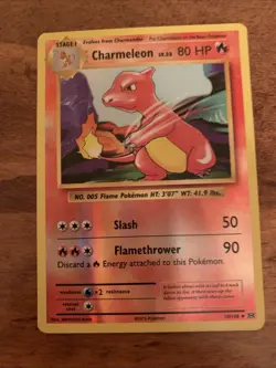 Pokemon TCG: Charmeleon 10/108 Uncommon REVERSE HOLO XY Evolutions Card - Image 4