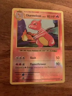 Pokemon TCG: Charmeleon 10/108 Uncommon REVERSE HOLO XY Evolutions Card - Image 5