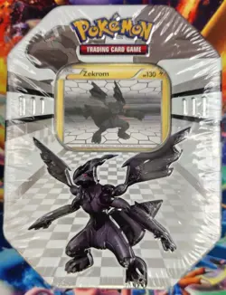 Pokemon Black & White 2011 Zekrom Tin Factory Sealed - Image 2