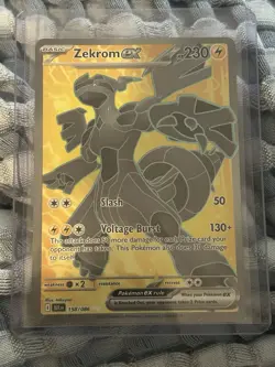 Zekrom ex 158/086 Sv: Black Bolt Holo Pokemon TCG - Image 1