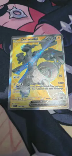 Zekrom ex 158/086 Sv: Black Bolt Holo Pokemon TCG - Image 1