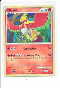 POKEMON Ho-Oh 9/95 - COSMON HOLO - RARE - Call of Legends - HP/DMG - Image 1
