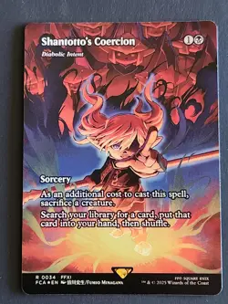 Foil Shantotto’s Coercion - Diabolic Intent MTG Final Fantasy: Through the Ages - Image 1