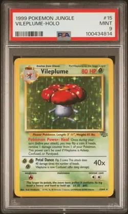 VILEPLUME - PSA 9 - HOLO - 1999 POKEMON JUNGLE #15 - Image 1