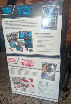 Pokemon Black Bolt & White Flare Pokemon Center Exclusive ETBs SEALED and New - Image 3